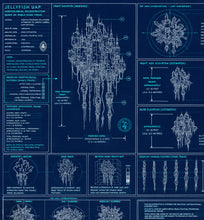 Load image into Gallery viewer, Jellyfish UAP Blueprint, Archival Print