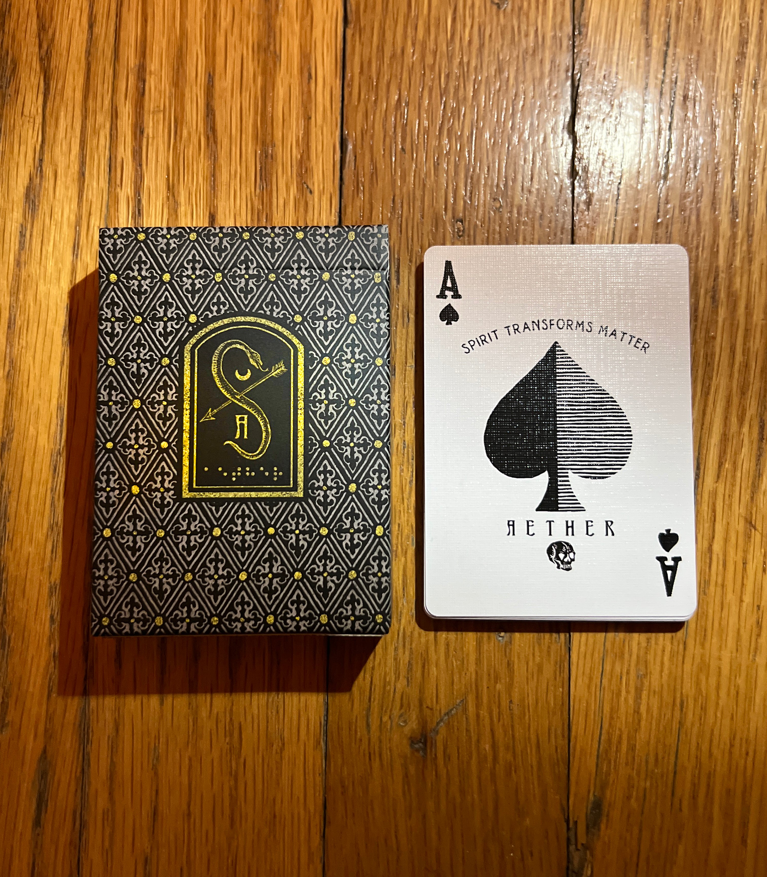 【ライバル】エジソン＆テスラ デュアルレリックカード 手書き部分 /99 Aether Poker Deck – Daniel Martin Diaz