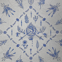 Load image into Gallery viewer, Delft Blue Dove-Bandana or Altar Cloth
