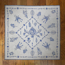Load image into Gallery viewer, Delft Blue Dove-Bandana or Altar Cloth