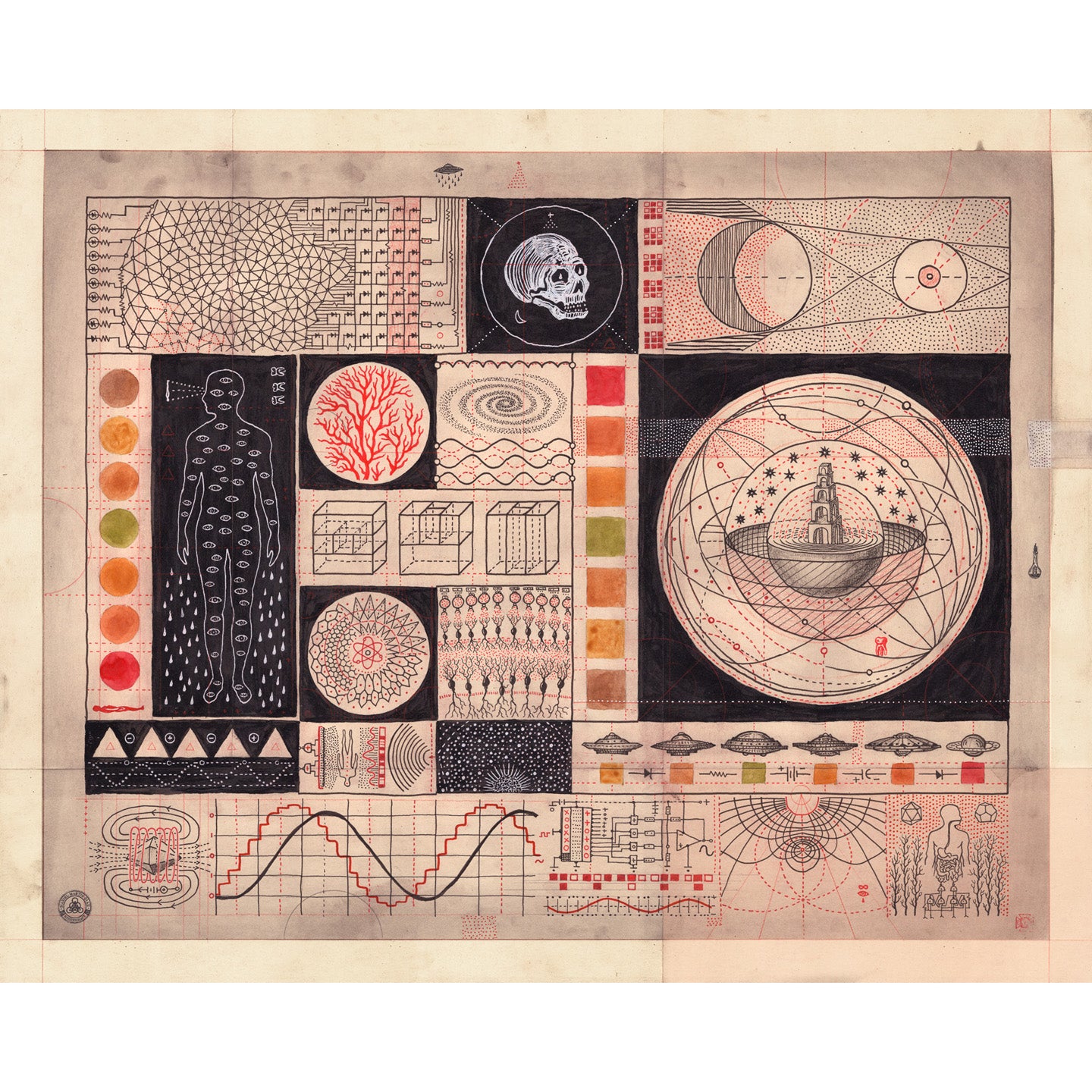 Biocentric Universe, Archival Print – Daniel Martin Diaz
