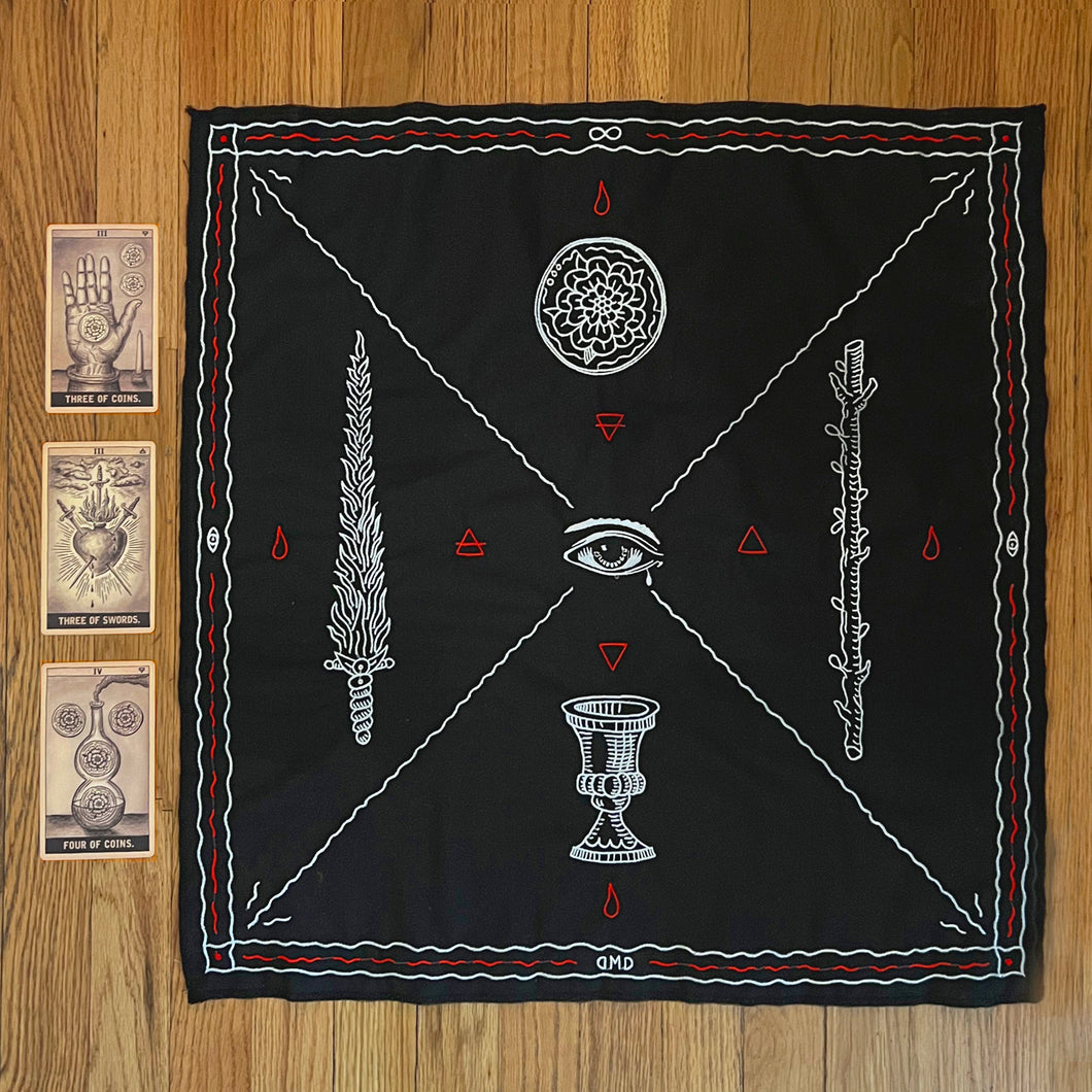 Earth Magick Altar Cloth: Black