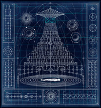 Load image into Gallery viewer, Interdimensional Projection Blue, Archival Print
