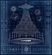 Load image into Gallery viewer, Interdimensional Projection Blue, Archival Print
