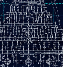 Load image into Gallery viewer, Interdimensional Projection Blue, Archival Print
