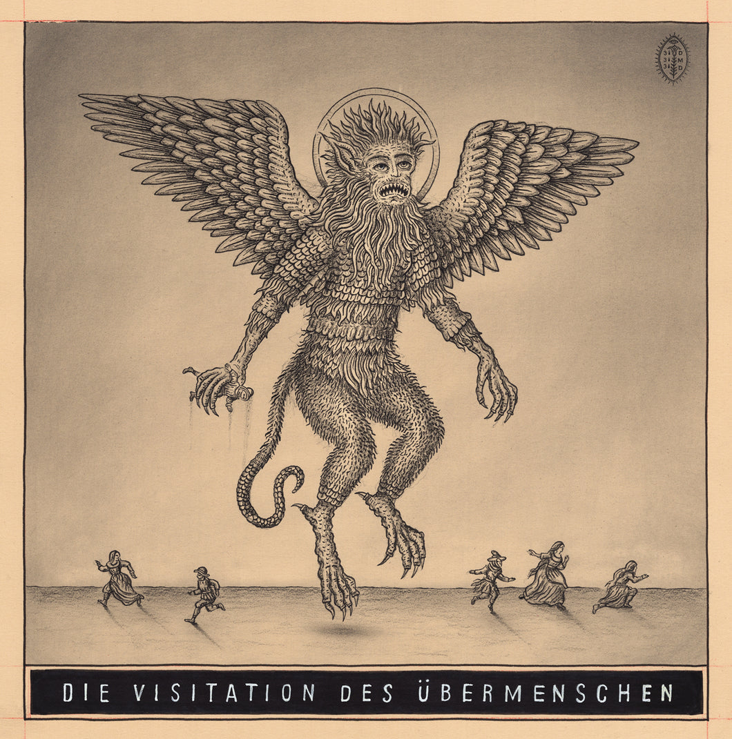 The Visitation of the Overman, Archival Print