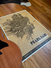 Load image into Gallery viewer, Pearl Jam, Budapest tour poster
