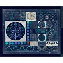 Load image into Gallery viewer, Digital Biology Blue, Archival Print
