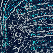 Load image into Gallery viewer, Digital Biology Blue, Archival Print
