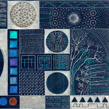 Load image into Gallery viewer, Digital Biology Blue, Archival Print
