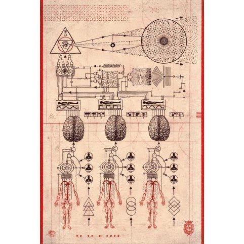 Hive Mind Consciousness, Archival Print