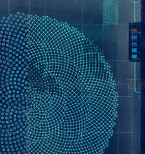 Load image into Gallery viewer, Five States of Matter, Blue, Archival Print
