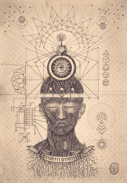 Hierarchy of Consciousness, Archival Print