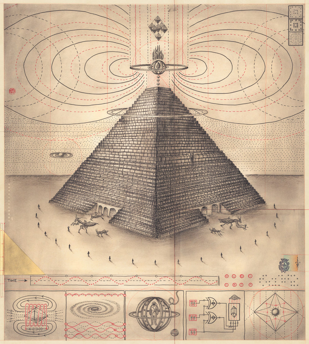 Pyramid Frequencies, Archival Print