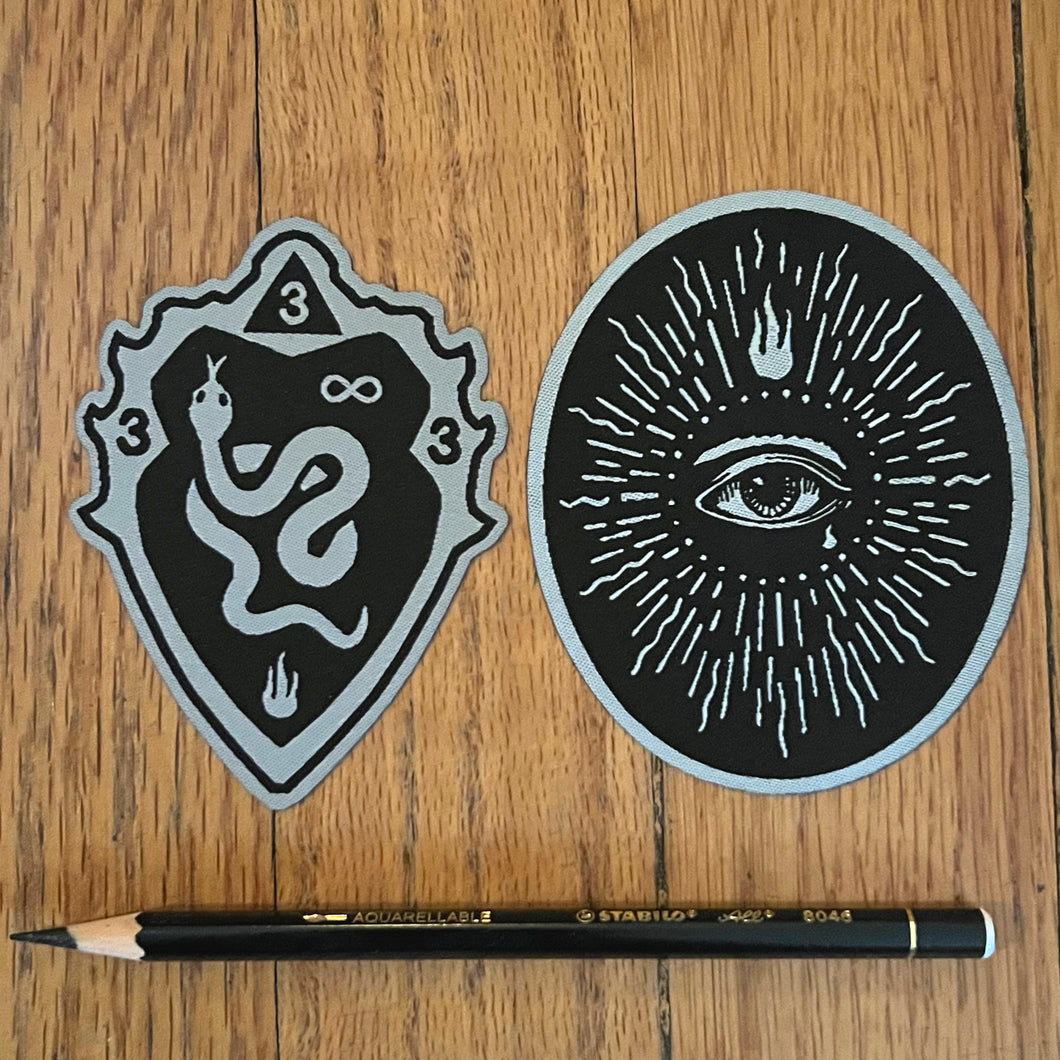 Serpent, All Seeing, Patches