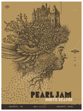 Load image into Gallery viewer, Pearl Jam, Budapest tour poster

