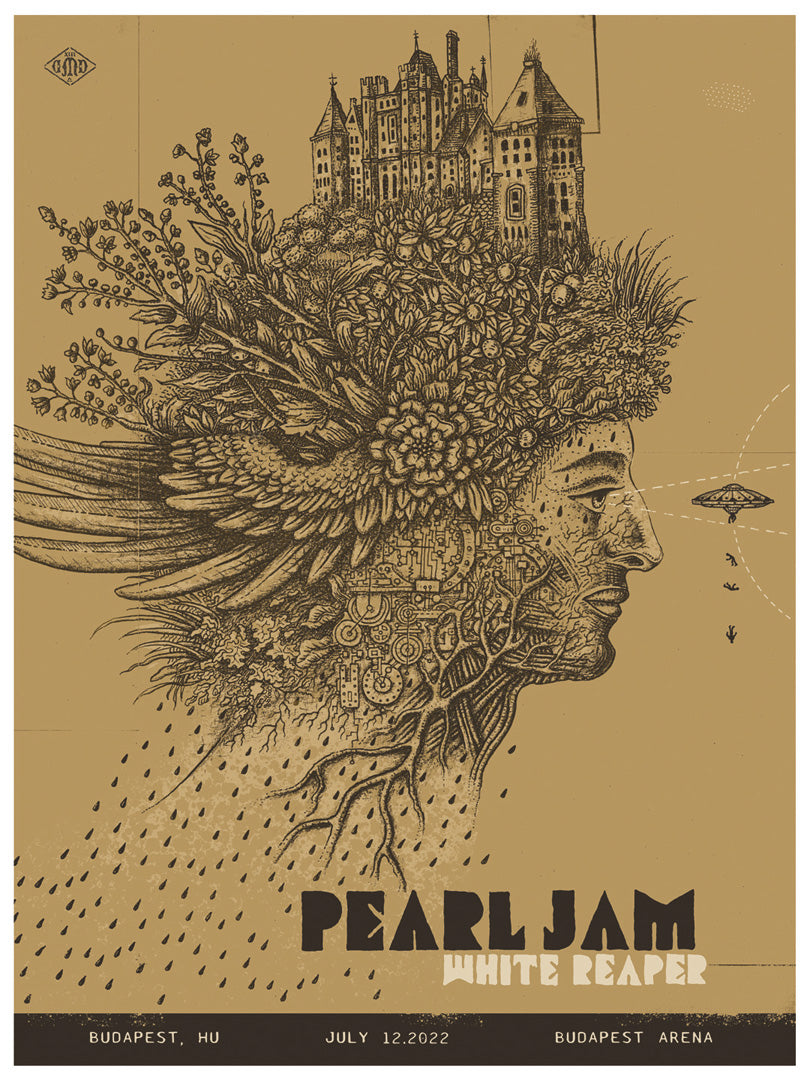 Pearl Jam, Budapest tour poster